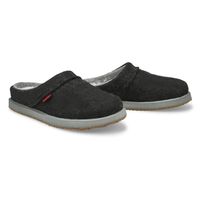 Womens Brie Open Back Slipper - Black