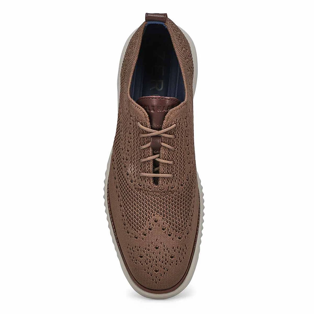 Mens Zero Grand Stitchlite Casual Oxford - Lava/Drizzle