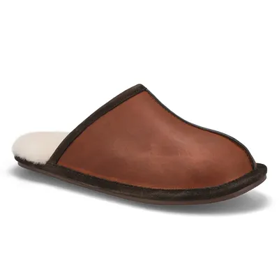 Mens Cadel 2 Open Back Slipper - Brown