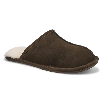 Mens Cadel 2 Open Back Slipper - Brown