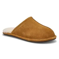 Mens Cadel 2 Open Back Slipper - Chestnut