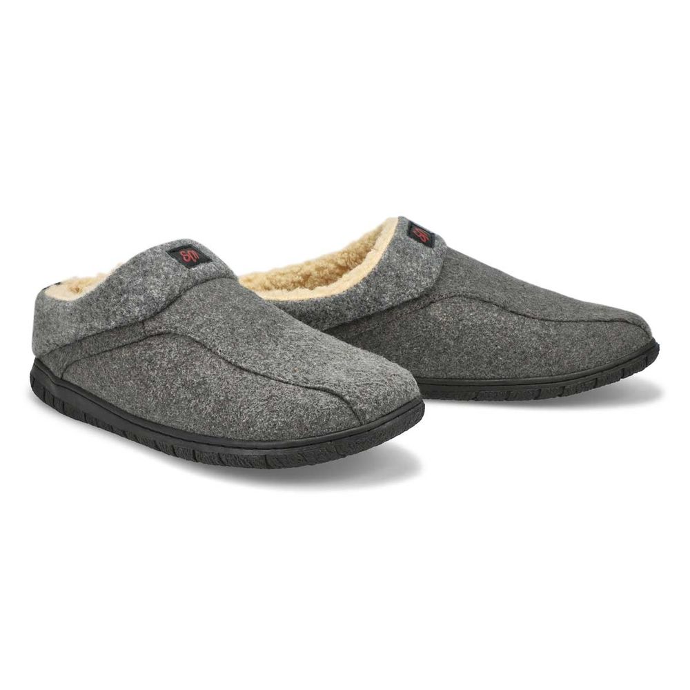 Mens Cameron 2 Open Back Slipper - Grey