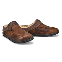 Mens Cameron 3 Open Back Slipper - Brown