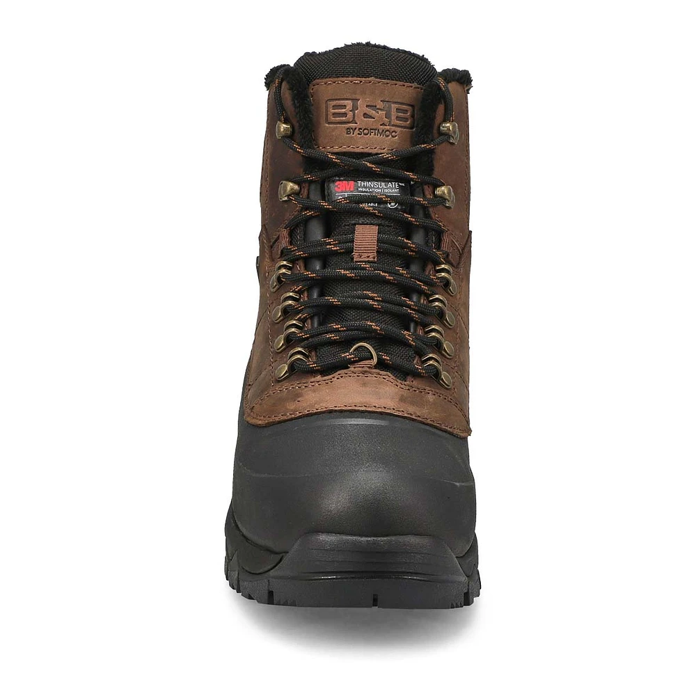 Mens Carter Waterproof Winter Boot - Brown