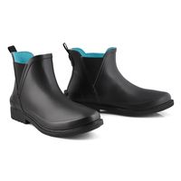 Womens Chloe Lo Waterproof Chelsea Rain Boot - Black