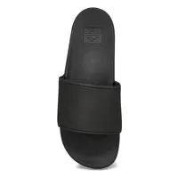 Mens Cushion Slide Sandal - Black