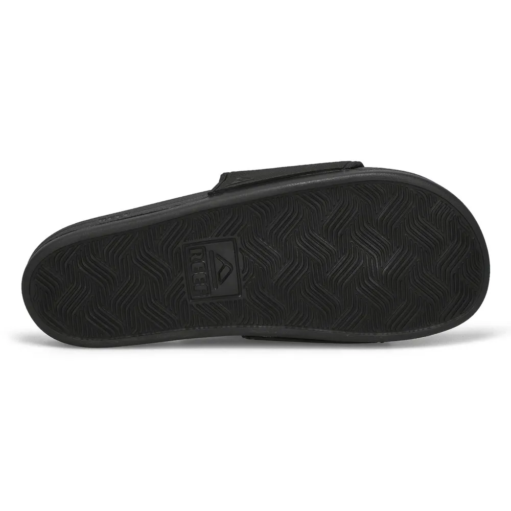 Mens Cushion Slide Sandal - Black