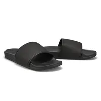 Mens Cushion Slide Sandal - Black