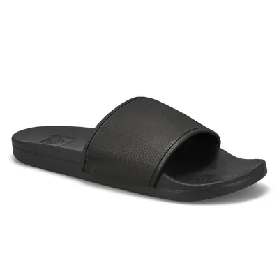 Mens Cushion Slide Sandal - Black