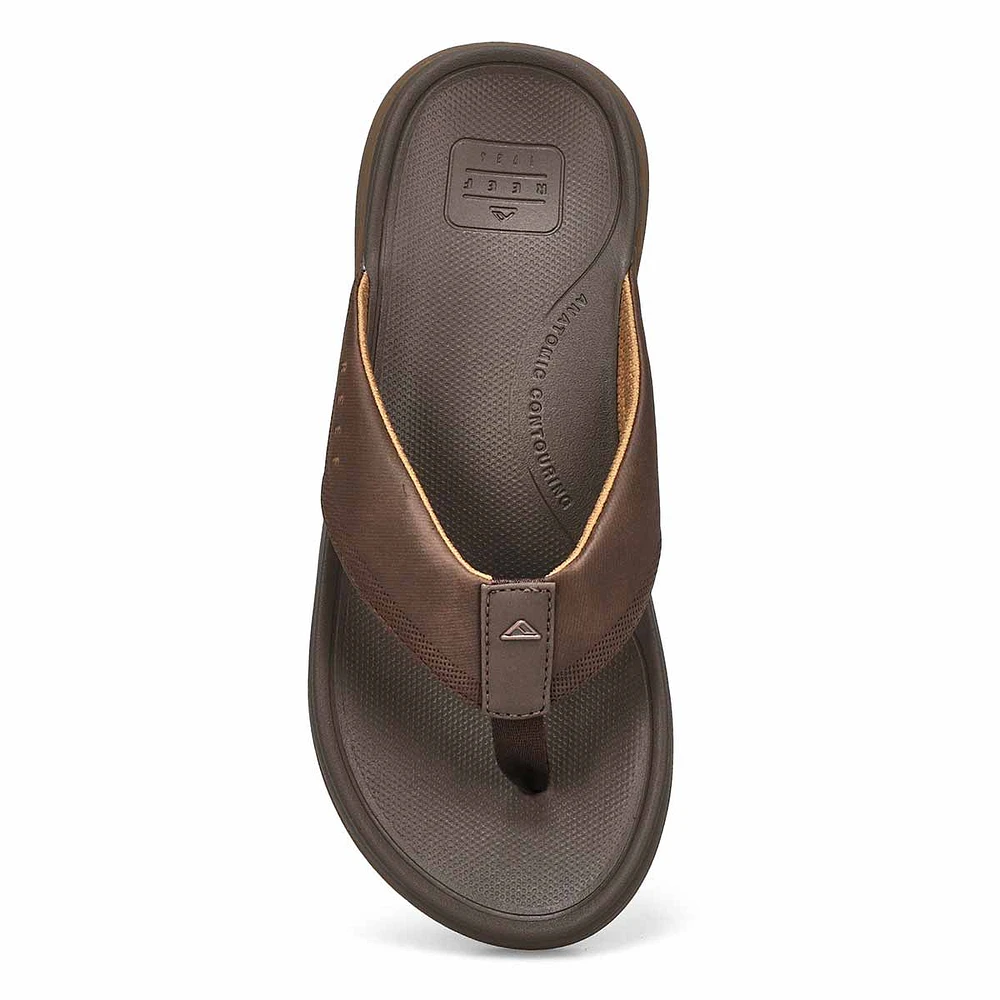 Mens Cushion Norte Sandal - Dark Brown