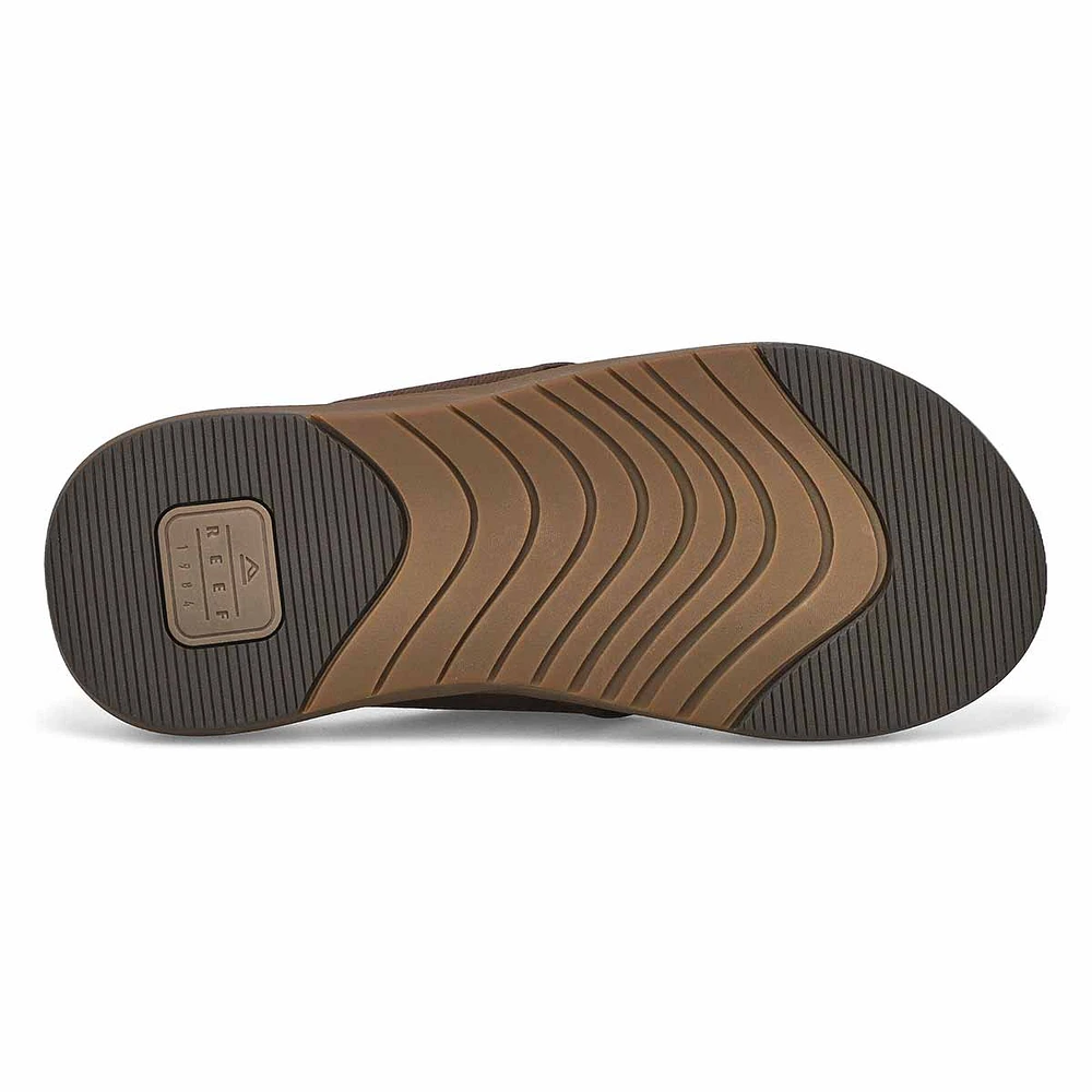 Mens Cushion Norte Sandal - Dark Brown