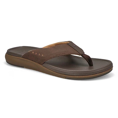 Mens Cushion Norte Sandal - Dark Brown