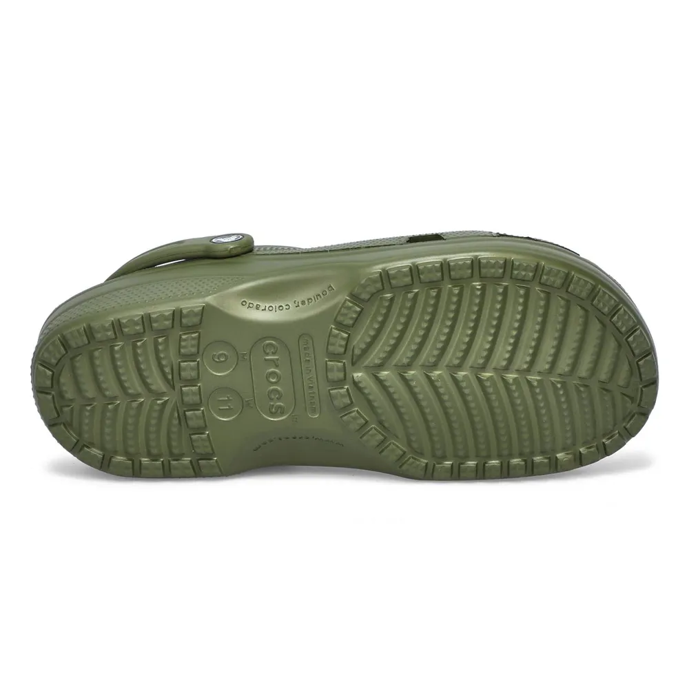 Mens Classic EVA Comfort Clog - Army Green