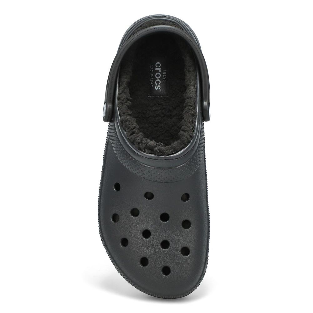 Mens Classic Lined Comfort Clog - Black