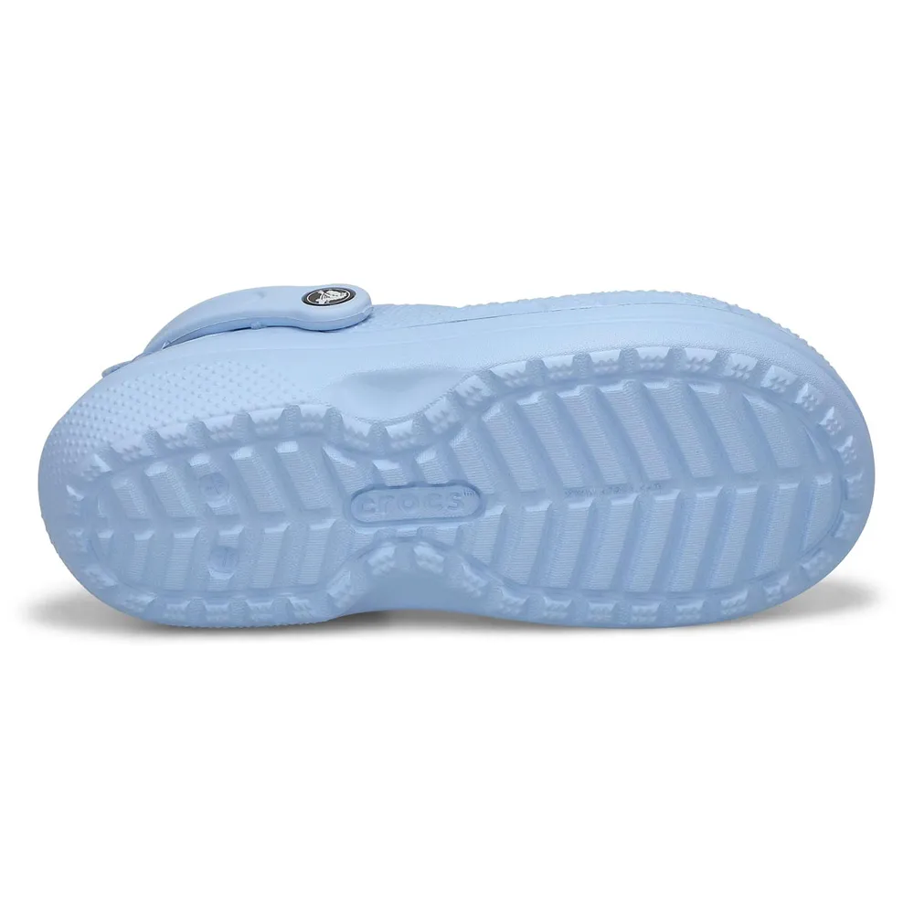 Womens Classic Lined Comfort Clog - Blue Calcite