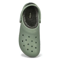 Mens Classic Lined Comfort Clog - Moss