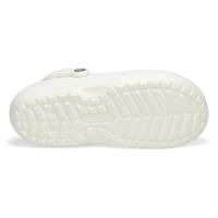 Womens Classic Lined Comfort Clog - White