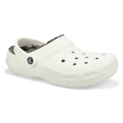 Womens Classic Lined Comfort Clog - White