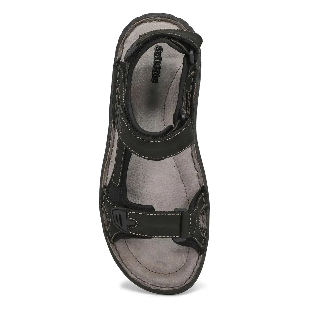 Mens Cullen Hook And Loop Sandal - Black