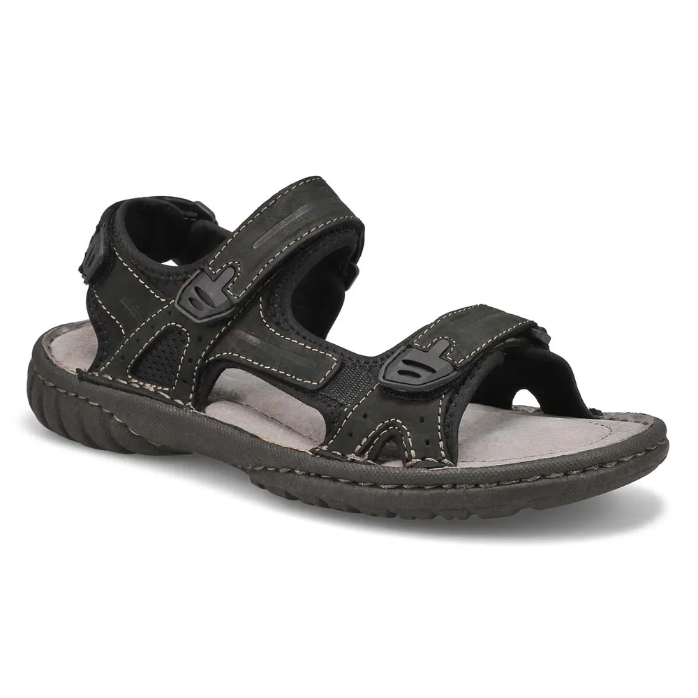 Mens Cullen Hook And Loop Sandal - Black