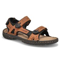 Mens Cullen Hook And Loop Sandal - Brown