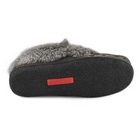 Womens Cute 5 Rabbit Fur SoftMocs - Grey