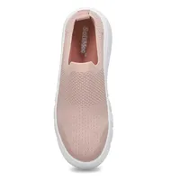 Womens Daley Platform Fashion Sneaker- Pink White