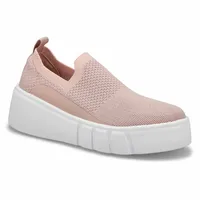 Womens Daley Platform Fashion Sneaker- Pink White