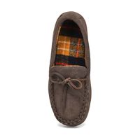 Kids Danny Jr Suede SoftMocs - Dark Brown