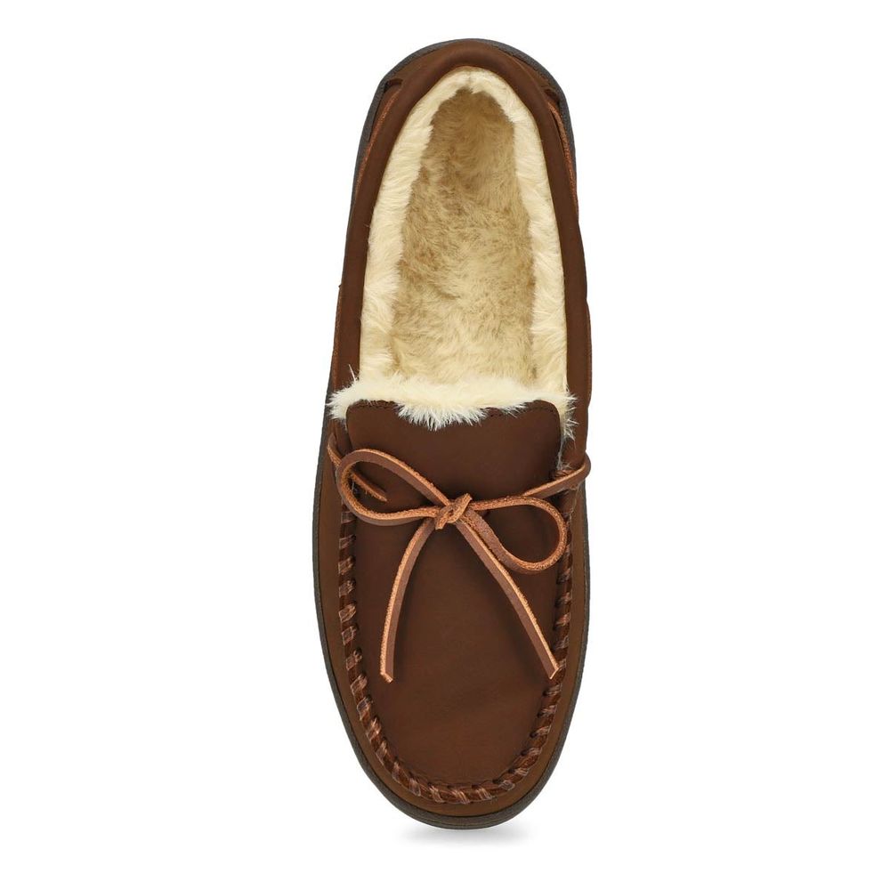 Mens Danny Lined Crazy Horse SoftMocs - Brown