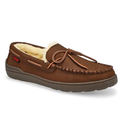 Mens Danny Lined Crazy Horse SoftMocs - Brown