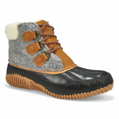 Womens Della Waterproof Lace Up Winter Boot - Grey