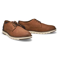 Mens Devison Casual Lace Up Oxford - Cognac