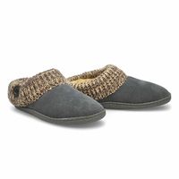 Womens Dini Memory Foam Slipper - Grey