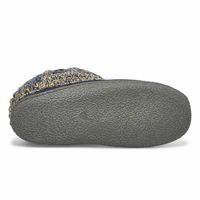 Womens Dini Memory Foam Slipper - Navy