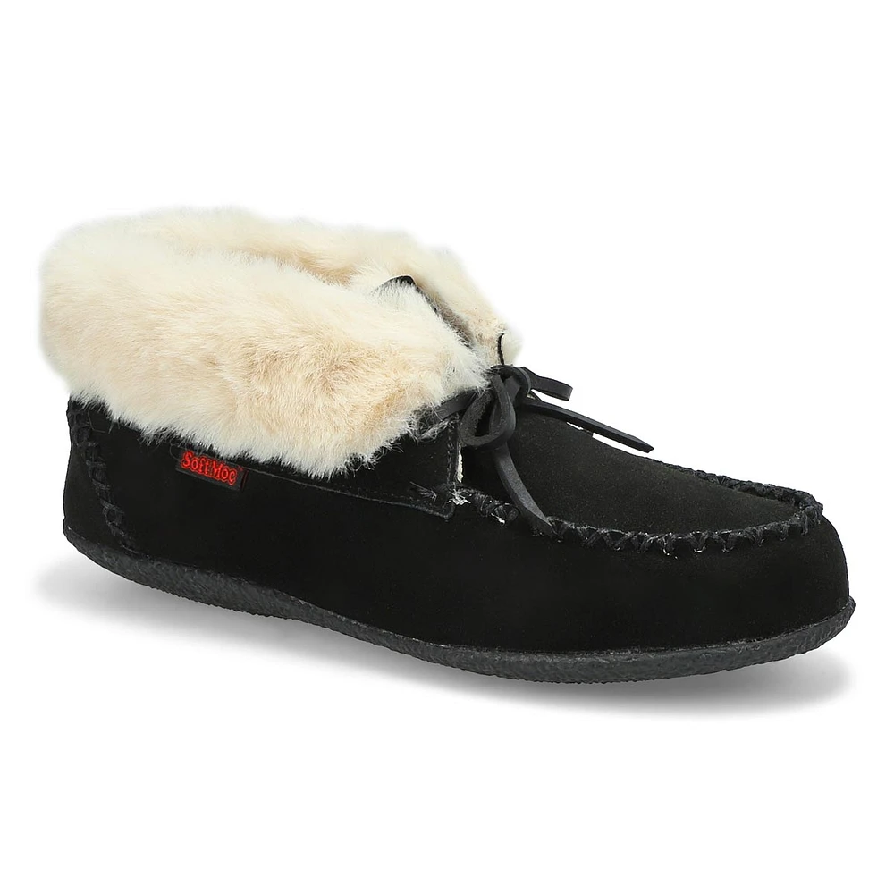 Womens Dominica-High SoftMocs - Black