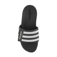 Kids Adilette Comfort Adustable K Slide - Black/White