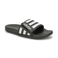 Kids Adilette Comfort Adustable K Slide - Black/White