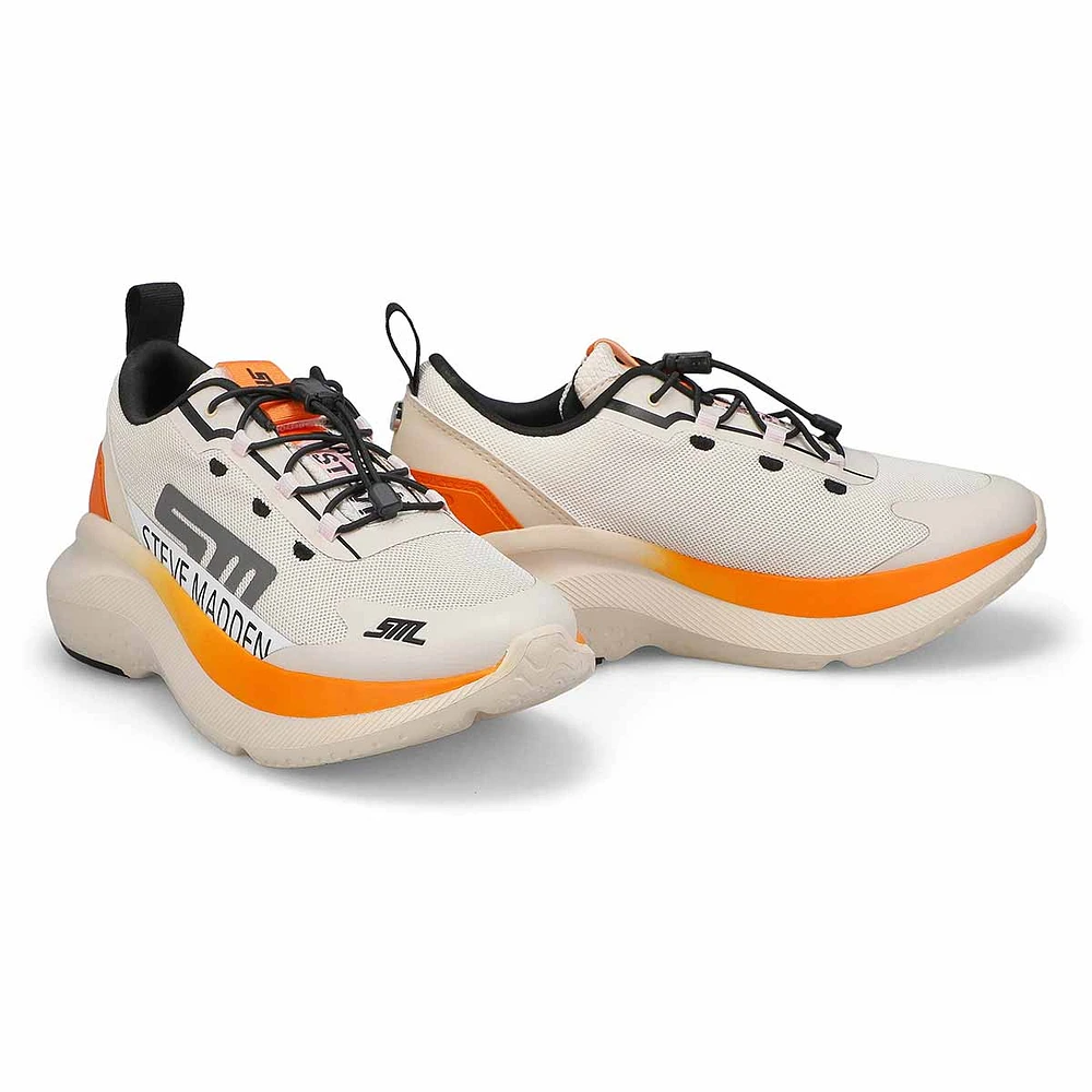 Womens Elevate 2 Lace Up Sneaker - Orange/Bone