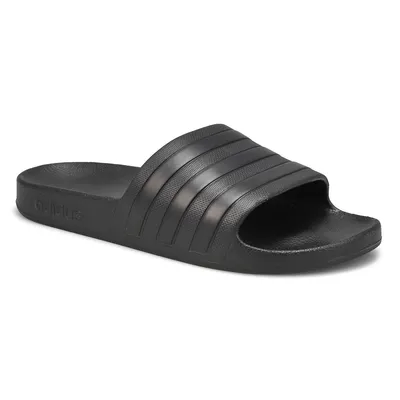 Womens Adilette Aqua Slide Sandal - Black/Black