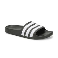 Kids Adilette Aqua Slide Sandal - Black/White