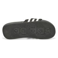 Mens Adissage Slide Sandal - Black/White