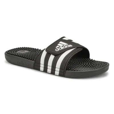 Mens Adissage Slide Sandal - Black/White