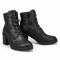 Womens  Felicity Platform Lace Up Bootie - Black