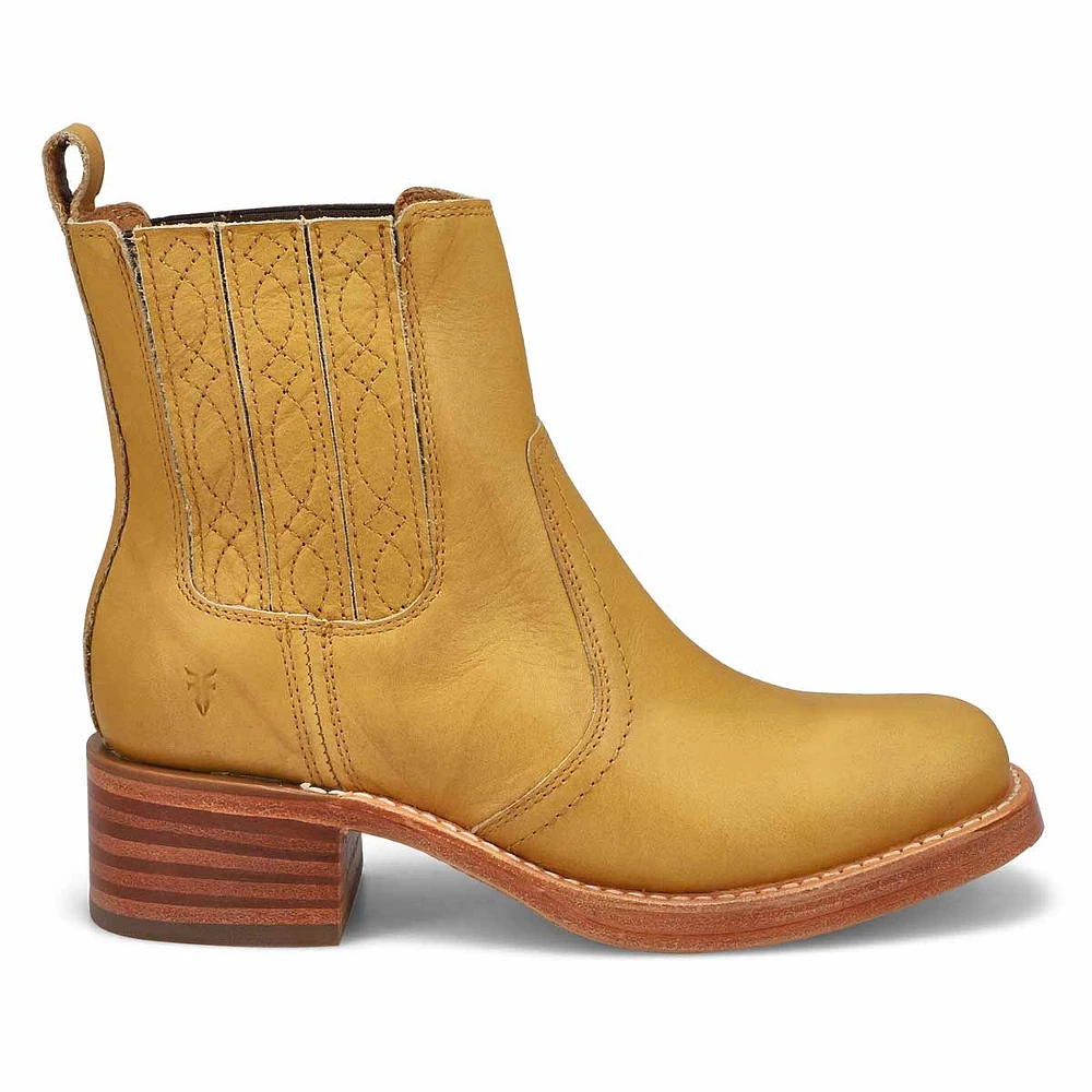 Womens  Campus Chelsea Leather Boot - Banana