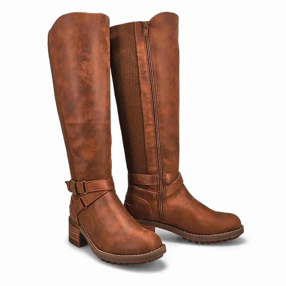 Womens Freydis Tall Riding Boot - Cognac