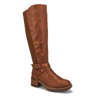 Womens Freydis Tall Riding Boot - Cognac