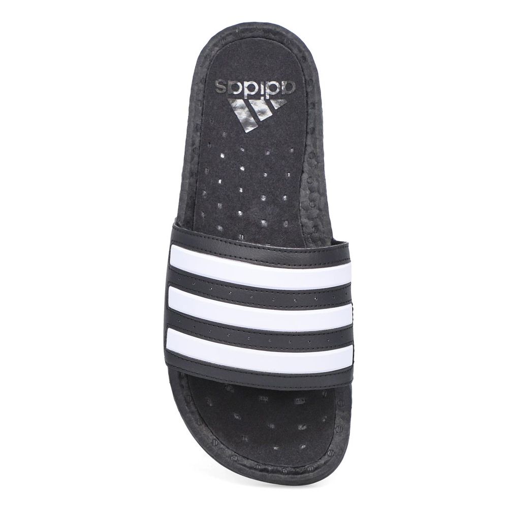 Mens Adilette Boost Slide Sandal - Black/White