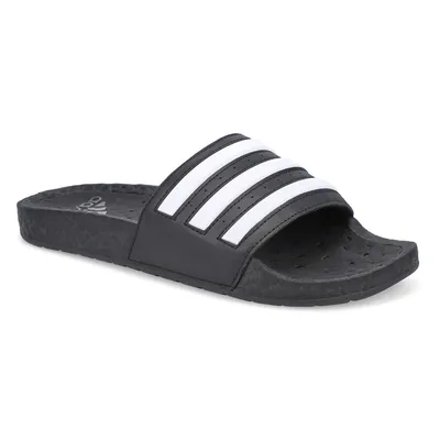 Mens Adilette Boost Slide Sandal - Black/White