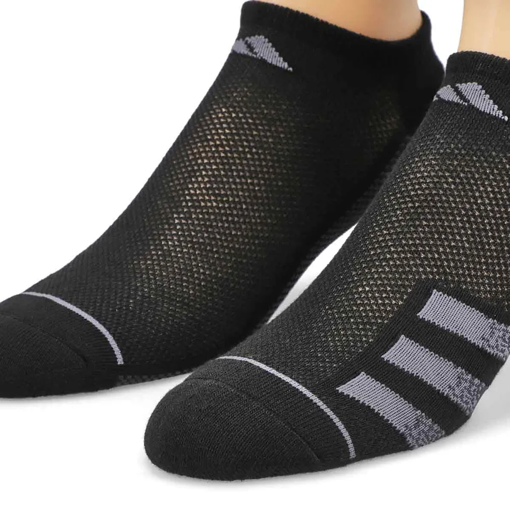 Adidas Mens Superlite Stripe No Show Sock - 3 pack